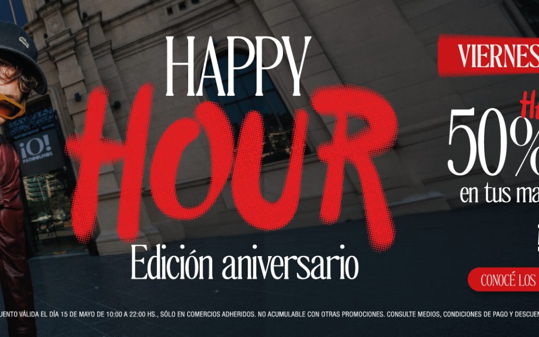 Happy Hour Aniversario 2026